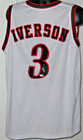 Allen Iverson Signed Autograph Logo Jersey Jsa Certified Xl Philadelphia 76ers