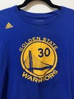 Adidas Mens Golden State Warriors 30 Curry T-shirt Size Large Nba