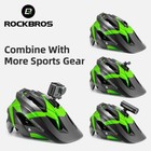 Rockbros Mtb Road Bike Helmet W  Gopro Mount Rear Light Dirt Bike Cycling Helmet