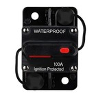 New 100-300amp Dc 12v Circuit Breaker Car Auto Marine Stereo Audio Fuse Reset