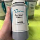 Rare Discontinued Duncan Low Fire Envision Glaze Emerald Green Lot In1609