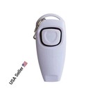 Hot 2 In 1 Cute Shape Dog Whistle Training Clicker Pet Dog Trainer Aid Guide New