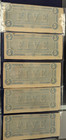 Lot Of 5 1864  5 Five Dollar Confederate States Of America Currency Note    327