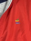 Vintage 1980   s Apple Computers Embroidered Gear For Sports Jacket Size L  read