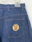 Rare Vintage 60s 70s Turtle Bax Hippie Denim Gaucho Pants Jeans Shorts Small