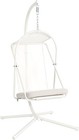 Outdoor Hanging Egg Chair With Stand Cushion Patio Hammock Swing Chair Indoor