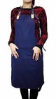 Fully Adjustable Apron With Front Pocket In Blue Color Unisex Working Wear 