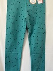 Nwt Wonder Nation Tough Cotton Star Teal Leggings Girls Many Sizes