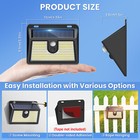 149 Led Solar Powered Pir Motion Sensor Lights Outdoor Garden Security Wall Lamp