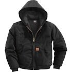 Men Winter Thermal Quilted Bomber Jacket Hard Work Sandstone