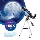 30070 Telescope With Compact Tripod For Beginner 15-150x Moon Watching Kids Gift