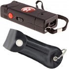 Combo Gift Set Stun Gun Flashlight   Pepper Spray Black Case Self Defense Set