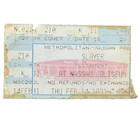 Slayer Ticket Stub 2 14 1991 Nassau Coliseum New York
