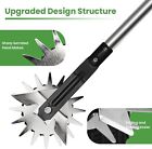 Toovem Sidewalk Manual Lawn Edger Wheel Rotary Edger Rotary Shear Strong 67 Inch