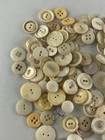 Lot Of Vintage White Buttons 180g B5