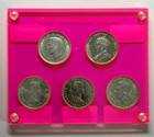 Canada 1935 1939 1949 1958 1964 Silver 5 Coins Set