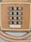 Beige Western Electric Bell System 2500 Mm Desk Telephone Push Button Dialing