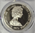 1975- Fm British Virgin Is   1 Silver Coin Pcgs Pr68 Dcam