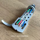 Japanese Style Silver Headshell W 7n Ofc Silver Insulated Phono Cartridge Leads 