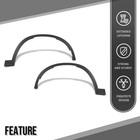 Front Wheel Arch Molding Set Left Right Black For Bmw X1 2016-2022 51777332337