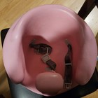 Bumbo Baby Infant Floor Seat With Safety Belt Strap Light Pink