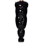 2-layered 0 4mm Latex Sleeping Bag Rubber Inflatable Bodybag Fetish Sleepsack Us