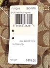 Coach F19249 Khaki mahogany Gallery Signature Tote