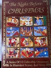 Vintage 1994 The Night Before Christmas Complete 12 Ornament Set W  Box