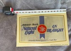 Vintage Anheuser-busch Natural Light    on Draught    Beer Mirror 16   x11   