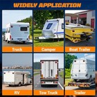 7pin Led Magnetic Wireless Trailer Lights Kit Rechargeable For Trucks Trailers