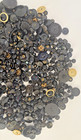 Antique Vintage Black Button Lot Victorian Glass Mourning Art Deco Abalone Mixed