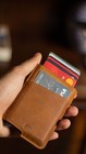 Slim Minimalist Pop Up Wallet   Rfid Blocking Wallet   Men Leather Wallet