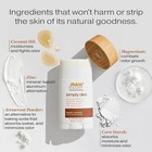 Aluminum Free Deodorant Raw Sugar Simply Deo Santal   Verbena 2 7 Oz Vegan