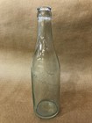 Vintage Clear Glass Embossed Anheuser-bush Brw g Ass n St  Louis Beer Bottle