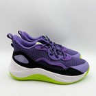 Under Armour Kids Curry 3z 24 Basketball Shoes Youth Size 1 5 Purple Nwob