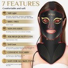 Red Light Therapy Mask Set  Five-level Brightness Adjustment For Face And Neck 
