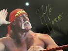 Hulk Hogan Signed 16x20 Photo Signed In Yellow