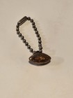 Vintage Copper Tone Football Key Chain Charm 1950-60s Cracker Jack Gum Ball 3 4   