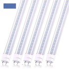 T8 Led Tube Light 4ft G13 Bi-pin Clear 6000 -6500k 100-240v 12pc