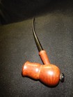 Vintage Las Vegas Estate Found Churchwarden Long Stem Briar Wood Smoking Pipe 