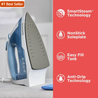 Black decker Easy Steam Compact Iron For Clothes  Automatic Shutoff  Nonstick Pl