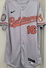 Authentic 2022 Baltimore Orioles Trey Mancini Team Issued Game Jersey 46 Signed
