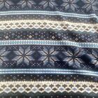 Nautica Womens 2 Set Piece Pajama M Blue Silky Stretch Microfleece Sleepwear