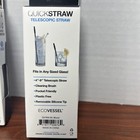 2-ecovessel Quickstraw     Stainless Steel Straw New In Box