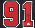 Dennis Rodman Autographed Chicago Custom Basketball Jersey  pia 