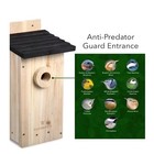 Wasserstein Wooden Birdhouse For Smart Camera  Smart Nesting Camera Not Included