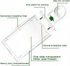 Heavy Duty Clear Locking Id Badge Holder Horizontal And Vertical Dual Use Hard P
