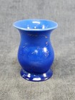 Victorian Hand Blown Cobalt Blue Glass Vase Antique U-11d