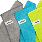 8pack 12x16 Absorbent Microfiber Cleaning Cloth Lint-free Towels For Car Kitchen