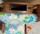 Vintage Rocking Chair Sewing Pin Cushion With Spool Holders